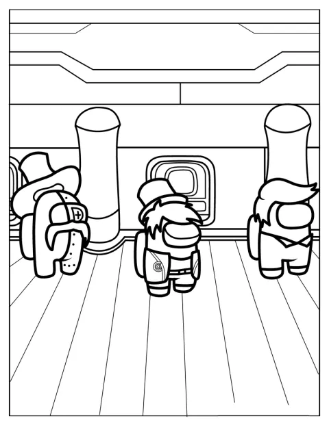 Sull’Airship, i compagni d’equipaggio sfoggiano diversi costumi.