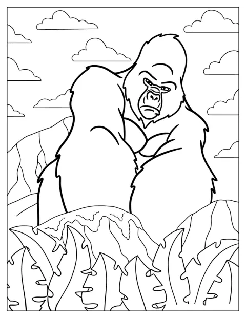 Tarzan da colorare 10