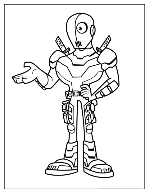 Slade Wilson występuje jako Deathstroke.
