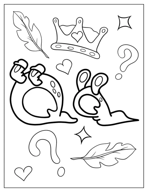 La letra Q de Alphabet Lore tiene un diseño sencillo para los más pequeños.