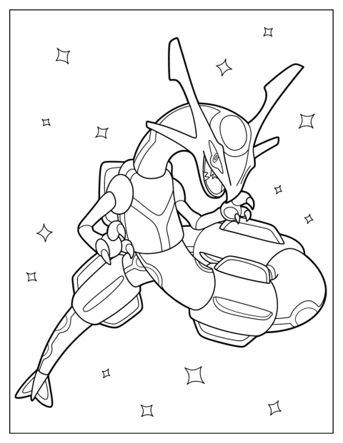 Rayquaza In Battle Mode