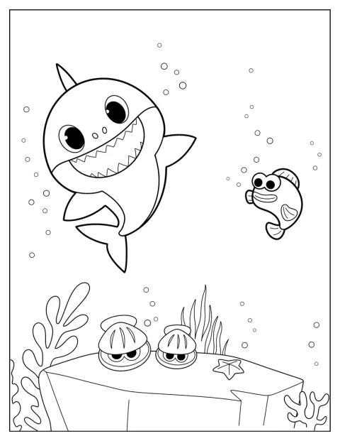 Baby Shark ui Williamin kanssa.