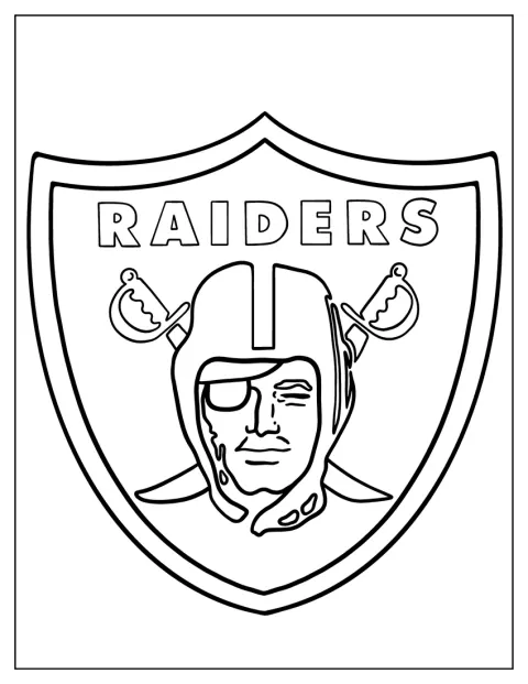 Oakland Raiders To Color