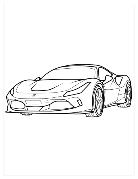 Ferrari Italia on kuvattu superautona sivuviistosta.