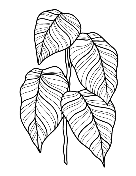 Realistic Jungle Leaf