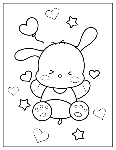 Pochacco pokojně spí.