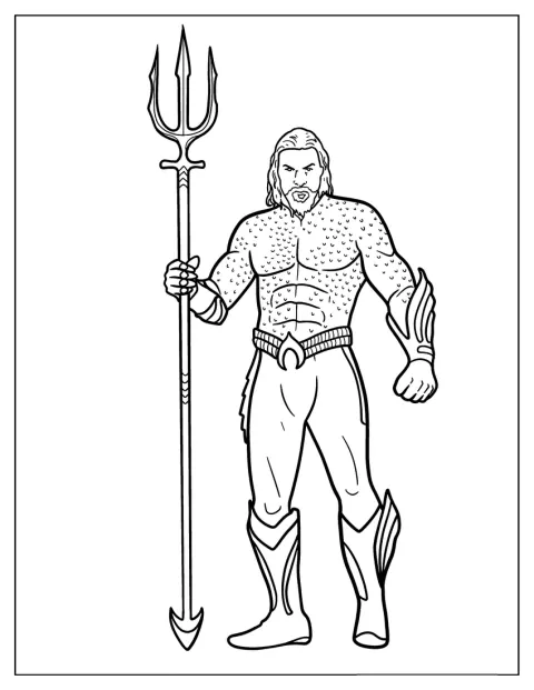 Jason Momoa ist als Aquaman dargestellt.