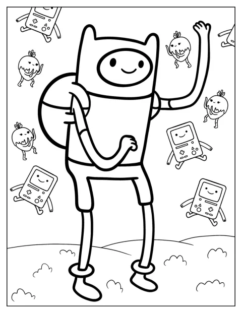 Finn el Humano aparece con un diseño sencillo.