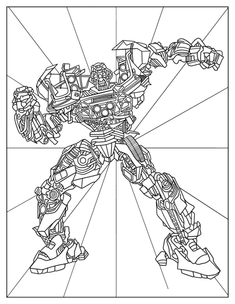 Ratchet apparaît sous sa forme de robot Autobot, comme dans le film.