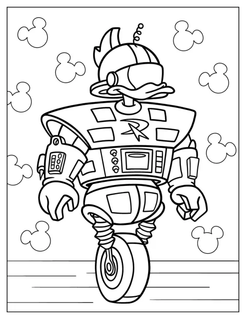 Gizmoduck ist in seiner Rüstung zu sehen.
