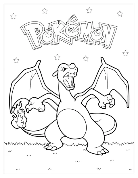 Dracaufeu apparaît en vedette sur une affiche.