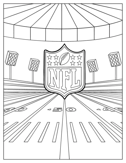 Scena przedstawia obchody dnia Super Bowl.