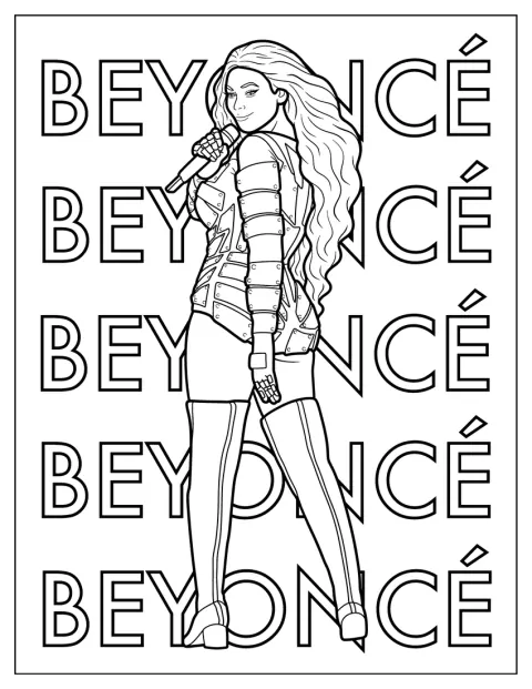 Beyoncé danse avec énergie, vêtue d’une tenue moderne.