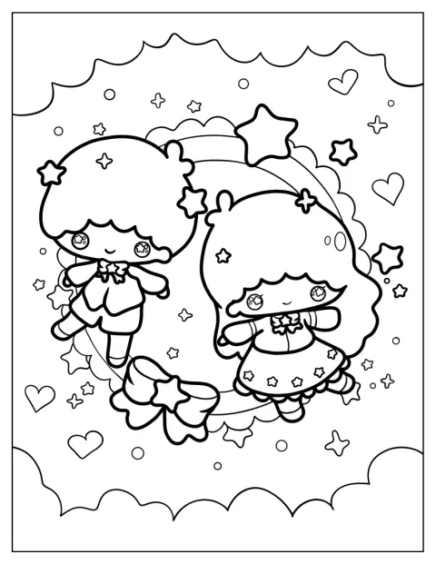 Kiki y Lala aparecen juntas como las Little Twin Stars.