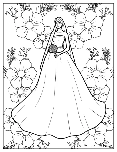 Una novia luce un vestido de novia de estilo princesa.