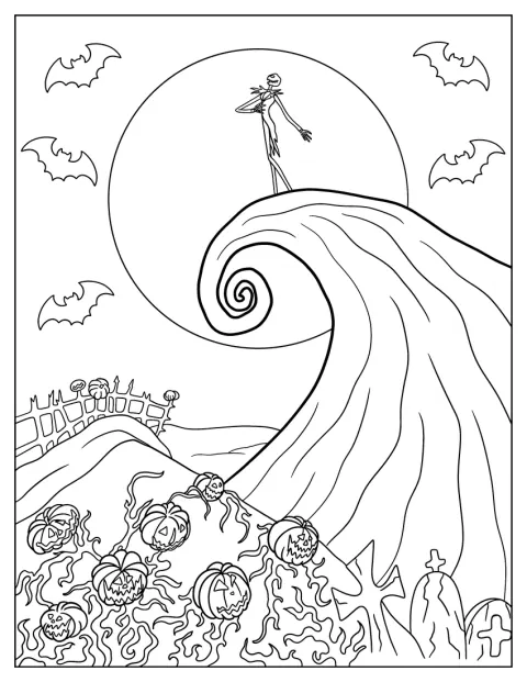 作品のキャラクターや題名を配したポスター風の絵です。