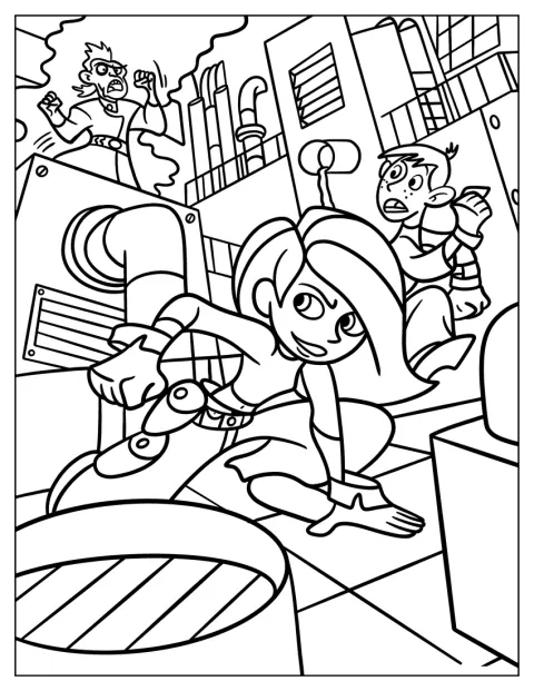 Doktor Drakken Kim Possible és Ron Stoppable nyomában lohol.