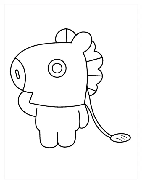 Mang aparece en un dibujo sencillo de líneas claras.