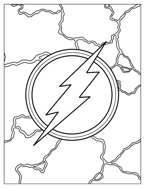O símbolo do Flash aparece isolado em destaque.
