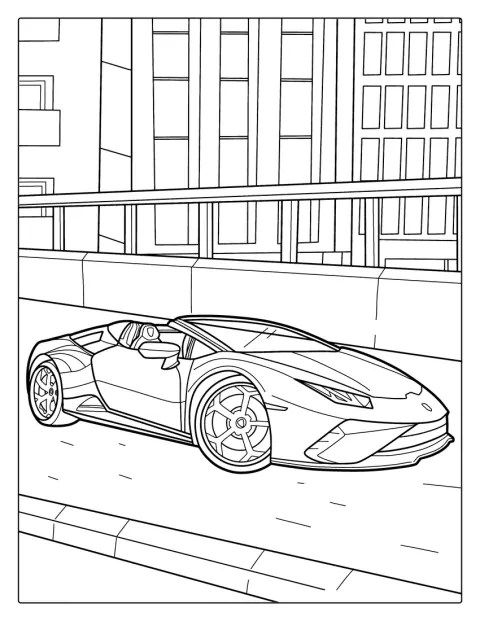 Une Lamborghini Aventador est équipée de grandes roues.