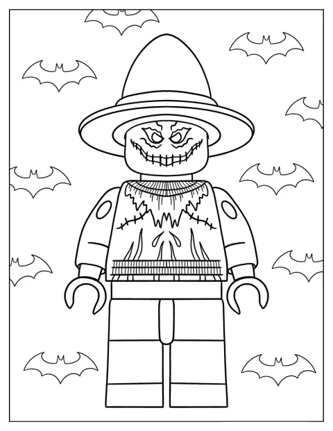 Scarecrow, inimigo de Batman, surge em versão Lego.