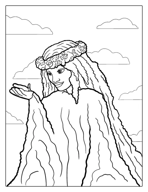 Te Fiti staat afgebeeld als Moeder Natuur.