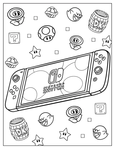 La consola Nintendo Switch aparece con sus mandos Joy-Con.