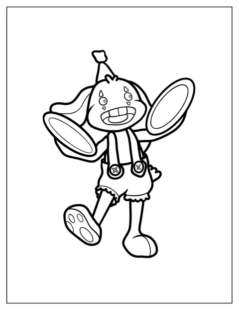 ウサギのキャラクター、バンゾ・バニーが描かれています。