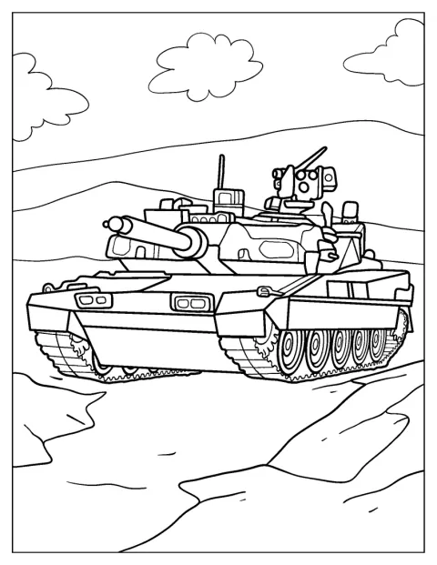 Un tanque alemán Leopard 2A7A1 aparece con numerosos detalles.
