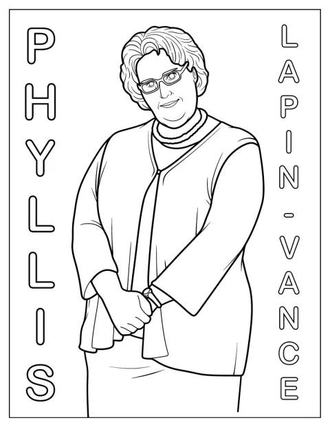 Phyllis Vance aparece en la oficina de Dunder Mifflin.