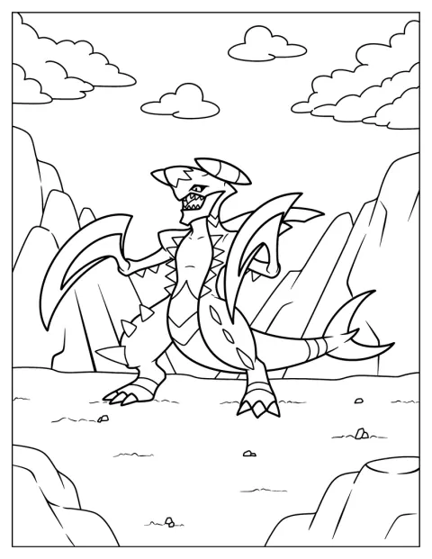 Mehrere legendäre Pokémon sind gemeinsam zu sehen.