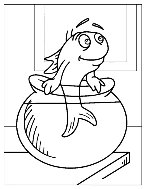 Le poisson du Chat chapeauté apparaît seul.