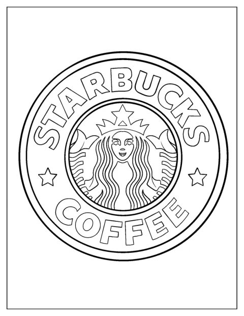 O logótipo da Starbucks surge isolado, sem outros elementos.