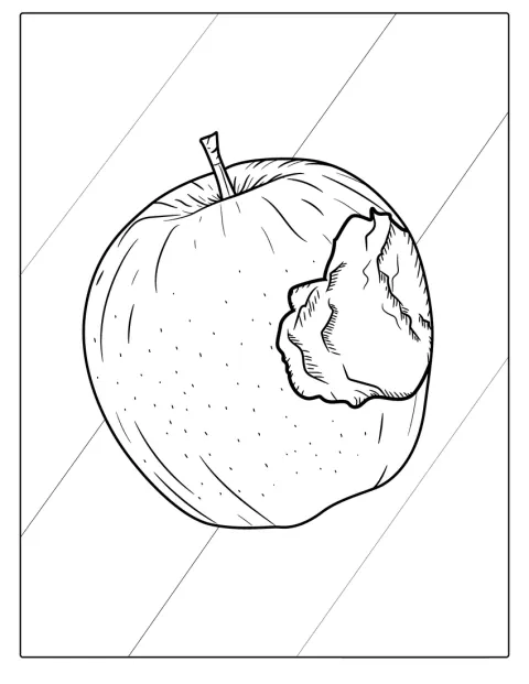 Uit een appel is een flinke hap genomen.