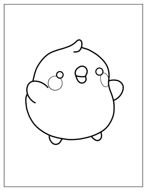 Bébé Molang est représenté seul.