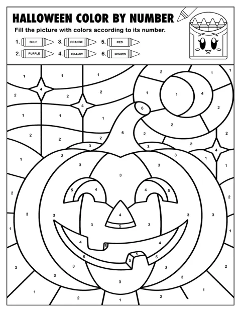 Una calabaza tallada muestra una gran sonrisa.