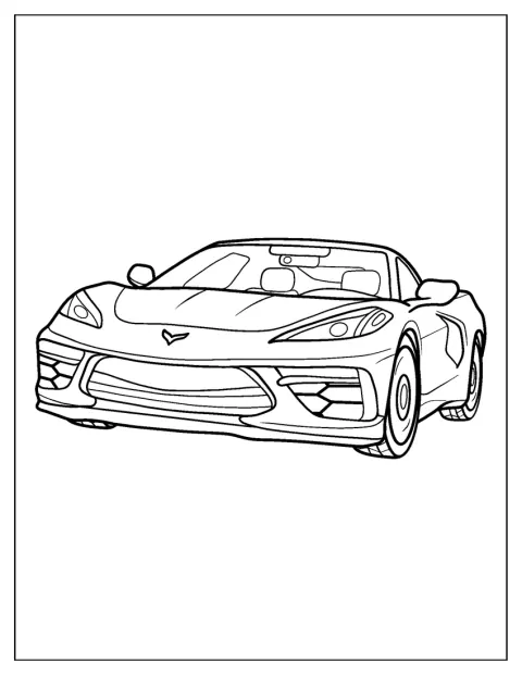 El Chevrolet Corvette ZR1 destaca por su aspecto potente.