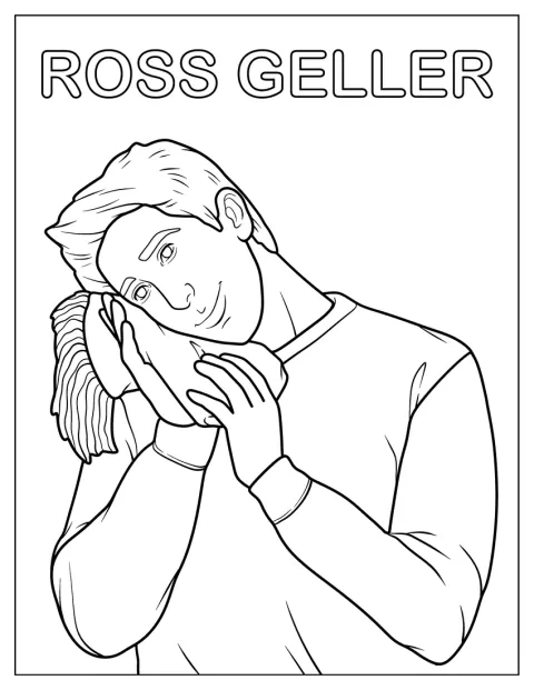 David Schwimmer ist in seiner Rolle als Ross Geller zu sehen.
