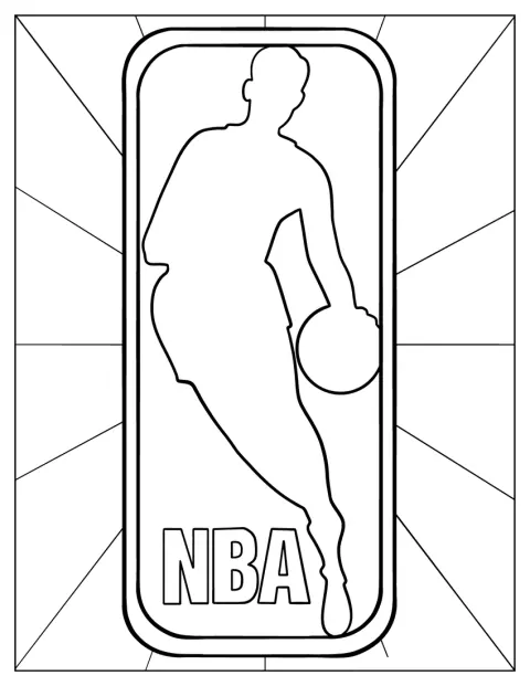 NBAを表すロゴが描かれています。