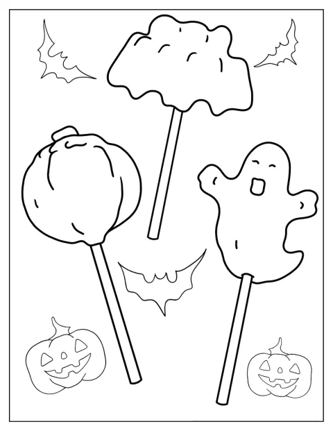 Acadelele sunt decorate cu motive inspirate de Halloween.