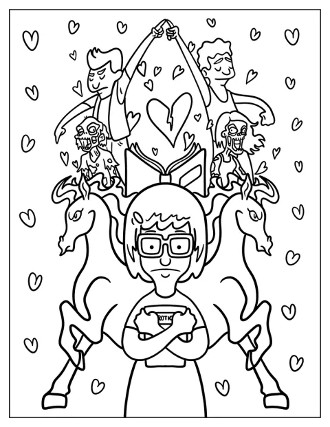 Tina Belcher träumt von romantischen Begegnungen.