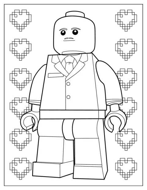 Martin Luther King Jr est représenté sous la forme d’une figurine Lego.