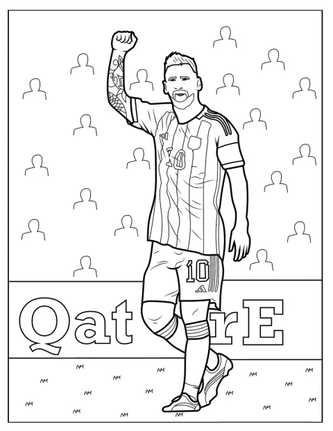 Lionel Messi feiert mit erhobener, geballter Faust.