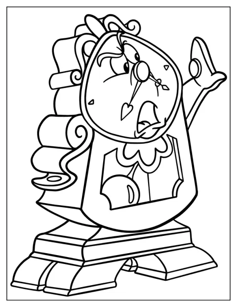 Big Ben apparaît dans un dessin au contour simple.