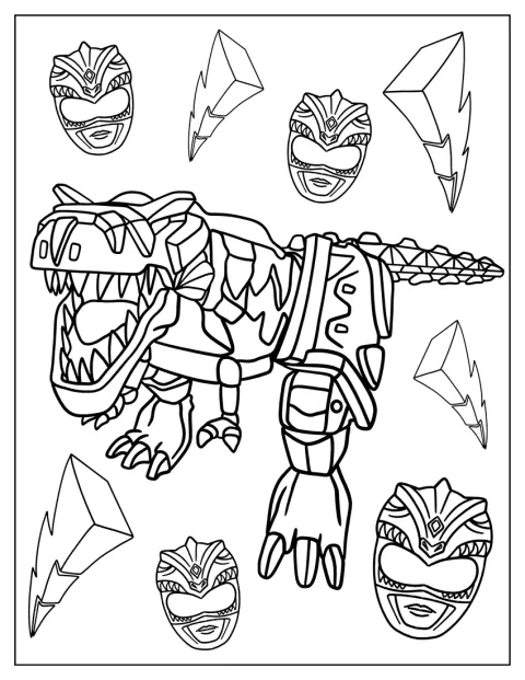 Zords in Power Rangers Dino Thunder