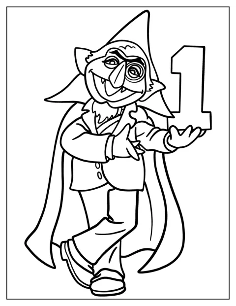 O Conde Von Count segura o número um.