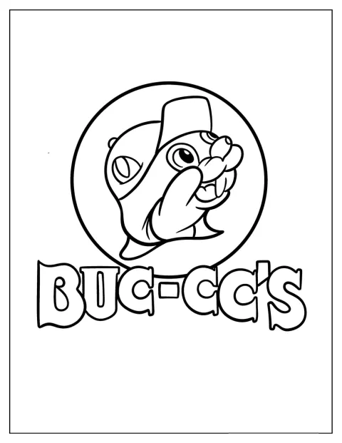 El logotipo de Buc-ee’s muestra a su castor con una gran sonrisa.