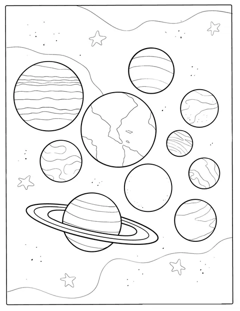 Detailed Planets In The Solar System