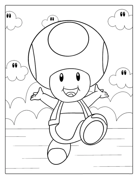 Smiling Toad From Super Mario Land