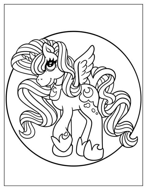 Prinsessan Luna står ensam.